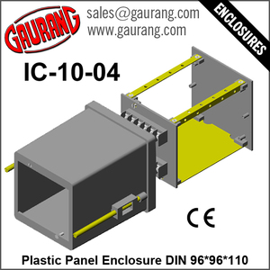 Cajas de panel DIN de plástico ABS al por mayor caja de control con piezas moldeadas de gabinete de protección IP66 (96x96x110) al por mayor - Product Image 2