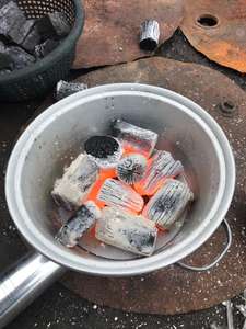 Bâton de narguilé en bois dur fabriqué à la main de la plus haute qualité à motifs de litchi blanc morceau de poudre de briquette de charbon de bois importé du Vietnam - Product Image 4