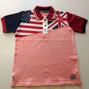 T-shirt col en v pour enfants, polo avec boutons, vêtements cool, boutique, vente en gros, - Product Image 4