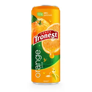 Goede Smaak 330Ml Ingeblikt Sinaasappelfruit Nectar Hoge Kwaliteit Oem Odm Frisdranken Fruit & Groentesap Gezond