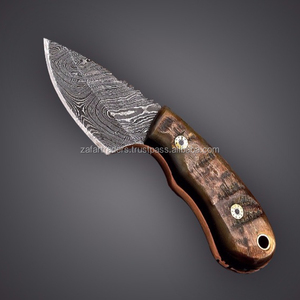 Bushcraft Damascus Hunting Skinner <b>Knife</b> <b>Bone</b> <b>Handle</b> ( ZR116) - Product Image 1