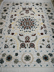 ETNIA Suzani hecha a mano ropa de cama almohada - Product Image 5