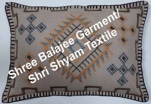 Fait à la main écologique multicolore coton Suzani brodé indien housses de coussin jeter taies d'oreiller pour la maison hôpital Kantha - Product Image 3