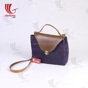 Sac à main de luxe fabriqué au Vietnam pour femme, accessoire en bambou naturel, vente en gros, - Product Image 5