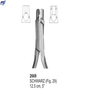 Laoa — pinces dentaires 95 pinces, Instruments dentaires de 13.5 cm, FS:2668 - Product Image 2