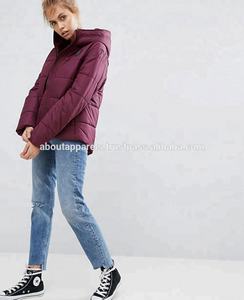 Gabardina larga y cálida con plumas para mujer, abrigo de invierno cálido, personalizado, a granel - Product Image 4