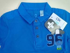 Polo de manga larga para niño, alta calidad, 100% algodón, telas Piqué, camisas informales, etiquetas de marca, lote de Stock en Alemania - Product Image 2