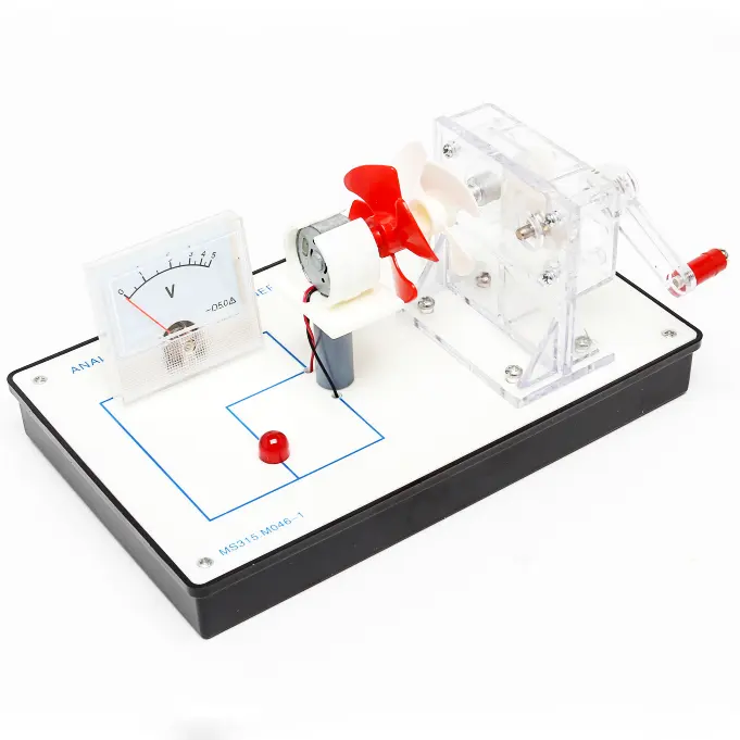 Gelsonlab HSPEN-031 Analog Rüzgar Enerjisi Generatoration Manuel rüzgar Jeneratörü Eğitim Demo kullanımı