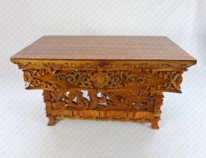 De la mano de madera tallado tibetano dragón cuadro 4013 - Product Image 2