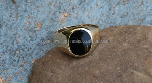 Natural <b>Black</b> Onyx Beautiful Handmade Men's Gemstone <b>Ring</b> In 925 Sterling Silver - Product Image 2