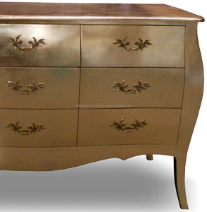 Nội Thất Pháp Sang Trọng Indonesia Commode 9 Ngăn Kéo Bạc Cổ - Product Image 6