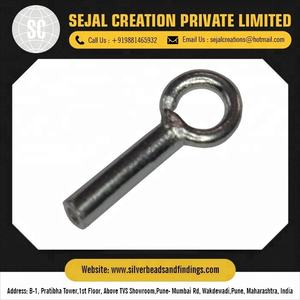 Direct India High Quality 925 Sterling Silver Beads Handmade <b>Jewelry</b> Making Gold Filled Flower Patterns High Quality <b>Findings</b> - Product Image 5