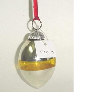 Festive Christmas Glass Hanging Ornament Elegant Interior Decoration - Product Image 6