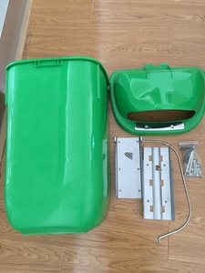 Thùng Rác Đôi Nhỏ Màu Xanh Lá 50L Thùng Rác Bằng Nhựa Thùng Rác Nhựa Tròn Thả Thân Thiện Với Môi Trường Loại Cảm Ứng Ngoài Trời - Product Image 4