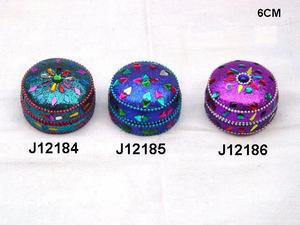 Mosaic <b>Pill</b> Boxes With Convex Cover Style Available in All Colors and Sizes <b>Small</b> <b>Pill</b> Boxes Metal <b>Pill</b> <b>Box</b> - Product Image 6