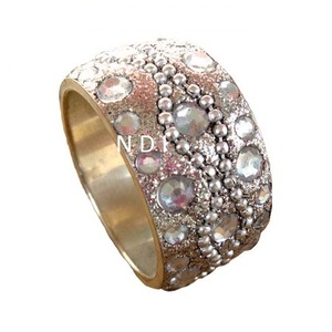 Rond de serviette en métal pour restaurant, hôtel, restauration, rond de serviette en mosaïque de cristal utilisé pour les mariages et autres fêtes, vaisselle - Product Image 6