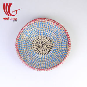 แผ่นรองหญ้าทะเลธรรมชาติพร้อมเชือกพลาสติกตกแต่งผนังผนังหญ้าทะเล - Product Image 3