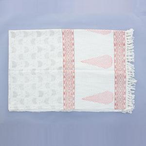 Nappe en coton blanc imprimé, bloc de base, couverture de luxe pour décoration de maison, vente en gros, pour salon - Product Image 3