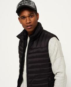 Chaleco cálido de invierno para hombre a granel personalizado promocional Unisex impermeable cuero poliéster con capucha con decoración de piel de talla grande - Product Image 4