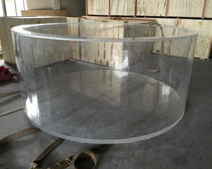 Bulat Akuarium Silinder Tangki Ikan Jelas Tangki Ikan Bulat Besar Tank Akrilik Silinder - Product Image 3