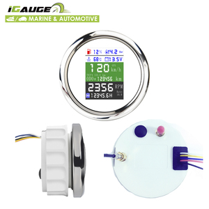 3-1/3 "85mm alta calidad cara blanca impermeable Digital 6 multifunción J1939 calibre marino calibre automotriz - Product Image 2