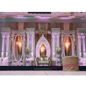 Grandes scées de mariage japonaises en Fiber, Set de scène, pour mariages asiatiques, Set de décoration artisanale - Product Image 1