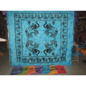 Customized Color Roundie Beach <b>Towel</b> Quick-Dry 100% Cotton Floral Mandala Design Yoga Mat Wall Decor Throw - Product Image 4