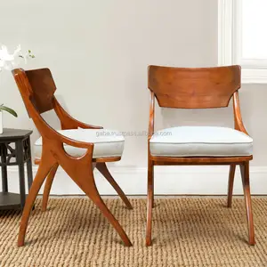 Yemek sandalyesi Hovman Skandinavian doğal tik ağacı mobilya tarafından endonezya ahşap mobilya üreticisi ve ihracatçısı