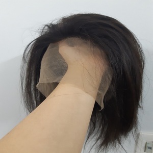 Peluca con malla frontal recta al mejor precio para mujer Extensiones de cabello humano con frente de encaje transparente Cabello Remy Directo de Vietnam - Product Image 2