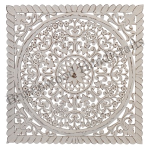 Panneau de mur sculpté à la main en MDF de haute qualité décoratif élégant pour la maison du fabricant et exportateur indien à un prix attractif - Product Image 1