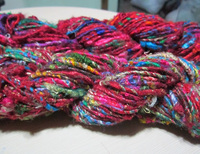 Chaussettes en fil de banane colorées, élastiques, recouvertes de caoutchouc, en polyester teint, recyclables, certifiées ISO9001, brodées, faites à la main, pour la couture