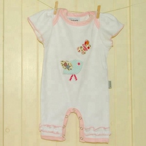 Top Selling 100% Cotton <b>Onesie</b> Jumpsuit Newborn Baby <b>Girls</b> Comfortable-Toddler Animal Pattern Romper Snap Button Rompers items - Product Image 1