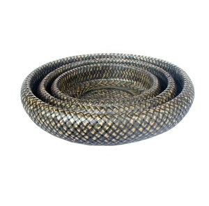 ตะกร้าไม้ไผ่สานแบบพรีเมี่ยมสำหรับห้องครัวผลไม้ตะกร้าสานแบบพรีเมียม - Product Image 1