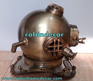 Buceo 18 "casco de buceo de Estados Unidos Marina Mark V Vintage buzos casco réplica - Product Image 5