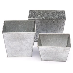 Venta caliente Cubo de diseño vintage Cubo de maceta de hierro galvanizado Cielo Hogar para sus plantas Cubo de almacenamiento de plantas antiguas - Product Image 1