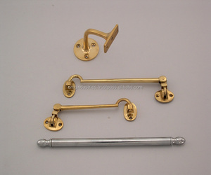 Omg Industries Heavy-Duty Windproof Door Stopper Wooden and <b>Rubber</b> Wall Protector with Aluminium Pipe Windproof Door <b>Stops</b> - Product Image 2