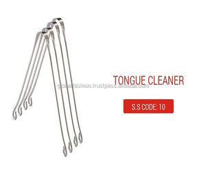 Nettoyant de langue en acier inoxydable avec logo OEM efficace pour réduire la mauvaise haleine et améliorer le revêtement propre sur la langue - Product Image 4