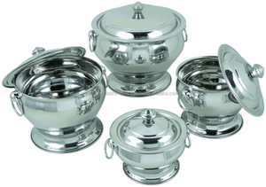 Bol à Date rond en acier inoxydable avec couvercle - Product Image 2