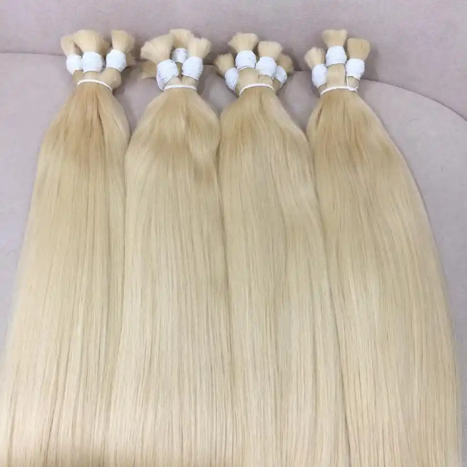 Top Quality Virgin Vietnamese Hair 613 Blonde Hair Bulk cold shade