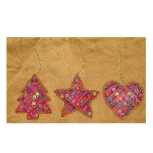 Zari Christmas <b>Tree</b> Decorative <b>Ornament</b> - Product Image 1