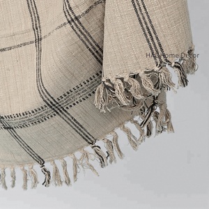 Manta de Algodón Personalizada de Navidad, Manta Decorativa para Sofá, Mantas de Lujo Indias al por Mayor - Product Image 2