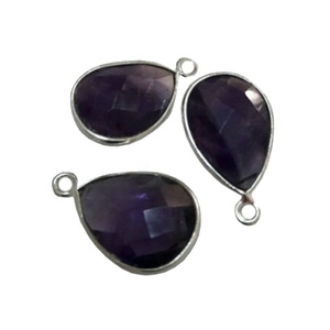 Connecteur de pierre précieuse de lunette en argent Sterling 925 à bas prix - Product Image 1