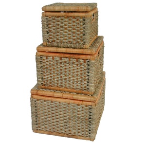 ตะกร้าหวายซักผ้าพับได้ - Product Image 1