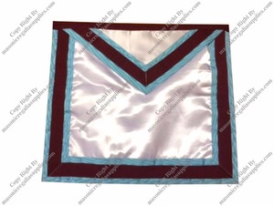 Tablier maçonnique en peau d'agneau à double chapitre de la Constitution irlandaise - Product Image 2