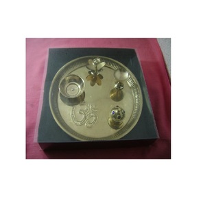 ทองเหลืองชุบ Pooja Thali - Product Image 3