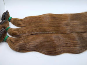 Cheveux Remy 100% naturels lisses moyenne — queen beauty, trame de cheveux humains, couleur Pure - Product Image 5