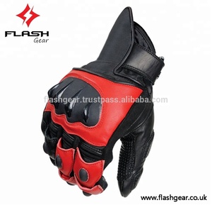 Gants de course courts en cuir coupe-vent respirants pour hommes, vêtements de sport de grande taille pour la course de motos - Product Image 2