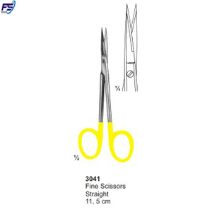 กรรไกรผ่าตัดและทันตกรรมด้วยทังสเตนคาร์ไบด์แทรก Goldman Fox Double_Cured 13ซม. FS:3039 - Product Image 3