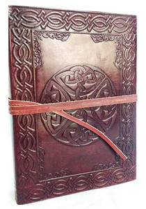 Diario de cuero con diseño de estrella, diario hecho a mano de alta calidad genuino con cierre de correa para escribir en la Oficina y el diario - Product Image 3