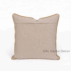 Designer Floral Embroidered Cushion Cover Indian <b>Decorative</b> <b>Pillow</b> Cover Square Custom Throw <b>Pillow</b> Case - Product Image 5